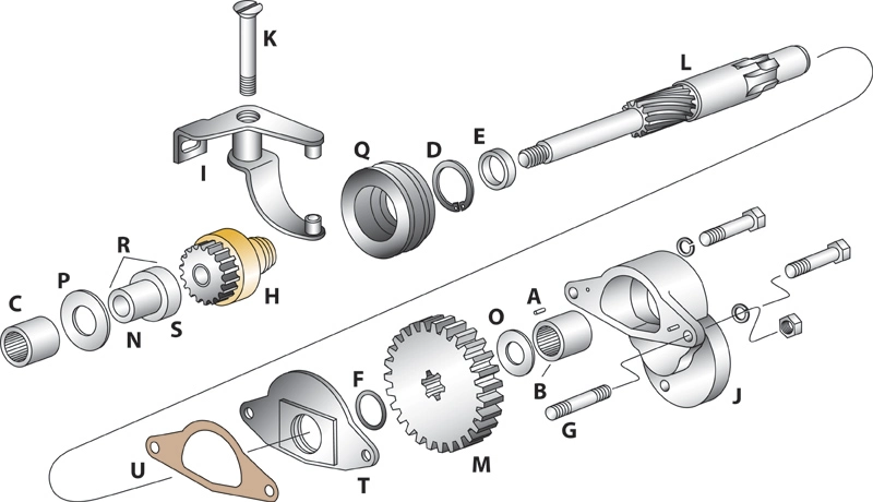 Eastern Motorcycle Parts Starter Shaft Spacer - Image 3