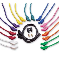 Sumax Black 8mm Universal Custom Colored Spark Plug Wire Set
