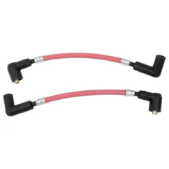 Magnum Sterling Chromite II Red 8mm Braided Spark Plug Wire Set