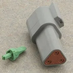 NAMZ Custom Cycle Deutsch 3-Pin Receptacle Wiring Connector