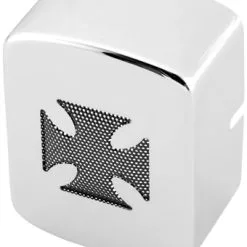 Biker's Choice Maltese Cross Chrome Coil Cover