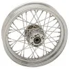 Drag Specialties Chrome 40 Spoke Rear Wheel, 16" X 3" ABS