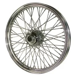V-Factor 60 Spoke Chrome Front Wheel 19" X 2.5"