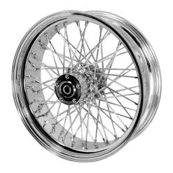 V-Factor 60 Spoke Chrome Front/Rear Wheel 16" X 3.5"