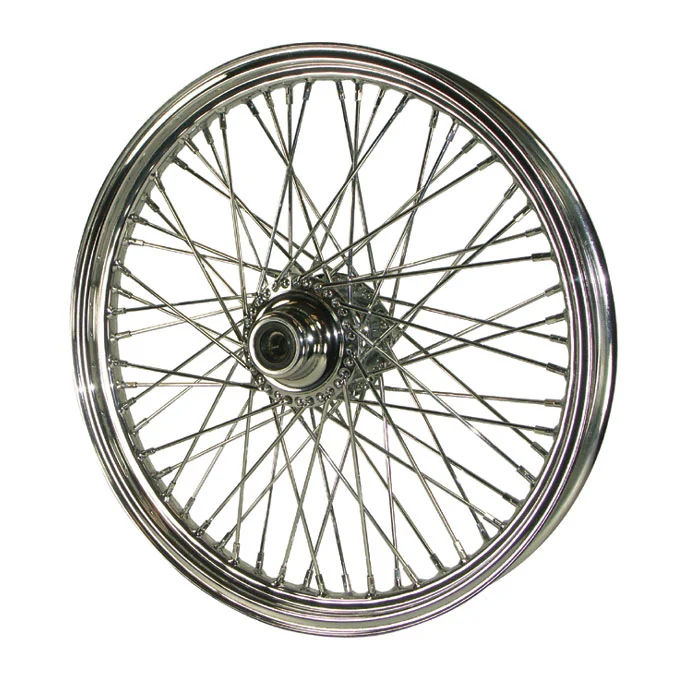 V-Factor 60 Spoke Chrome Front Wheel 21" X 3.25"