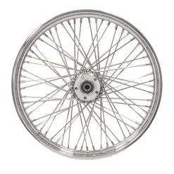 V-Factor Tubeless 60 Spoke Chrome Front Wheel 21" X 3.25"