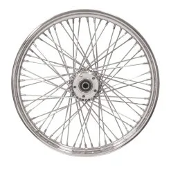V-Factor Tubeless 60 Spoke Chrome Front Wheel 23" X 3.0"