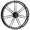 Arlen Ness 7 Valve Black Forged Billet Wheel, 18" X 3.50"