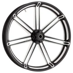Arlen Ness 7 Valve Black Forged Billet Wheel, 23" X 3.50"