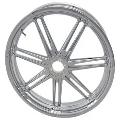 Arlen Ness 7 Valve Chrome Forged Billet Wheel, 21" X 3.50"