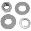 V-Twin Manufacturing Chrome Rear Axle Nut Kit