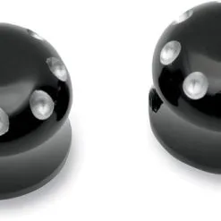 Covingtons Cycle City Covingtons Customs Black Front Axle Caps