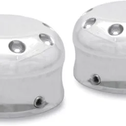 Covingtons Cycle City Covingtons Customs Chrome Front Axle Caps