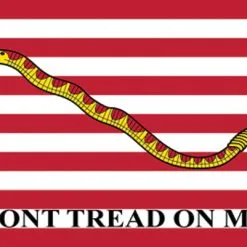 Rumbling Pride First Navy Jack Flag - Don't Tread On Me