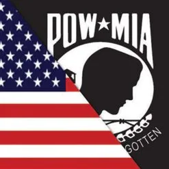 Rumbling Pride Reversible US/POW Flag