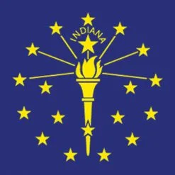 Rumbling Pride Indiana Flag