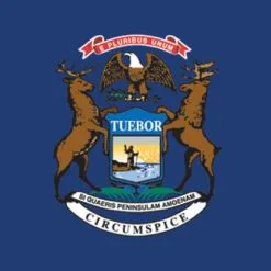 Rumbling Pride Michigan Flag