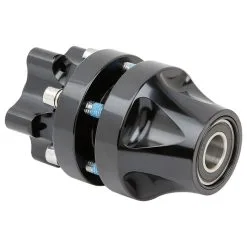 Arlen Ness Front Cartridge Hub Kit Single Disc Black