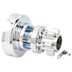Arlen Ness Rear Cartridge Hub Kit With TPMS Chrome
