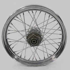 V-Twin Manufacturing 40 Spoke Chrome Rear Wheel Assembly, 16" X 3.5"