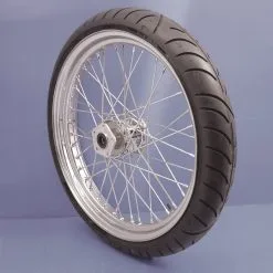 V-Twin Manufacturing 40 Spoke Front Chrome Wheel, 23" X 3.00"