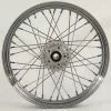 V-Twin Manufacturing 40 Spoke Chrome Front Wheel, 19" X 2.50"
