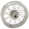 Drag Specialties 40 Spoke Chrome Front Wheel, 16" X 3", ABS