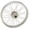Drag Specialties 40 Spoke Chrome Front Wheel, 21" X 2.15", Non-ABS
