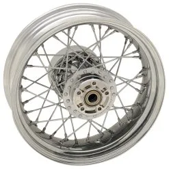 Drag Specialties 40 Spoke Chrome Rear Wheel, 16" X 5" ABS