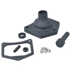 Drag Specialties Solenoid Wrinkle Black End Cover/Starter Button 1.2 And 1.4kW Offset Gear Reduction Starters