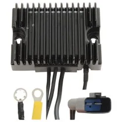 Drag Specialties Solid State Black Regulator