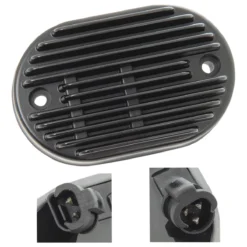 Drag Specialties Premium Voltage Black Regulator