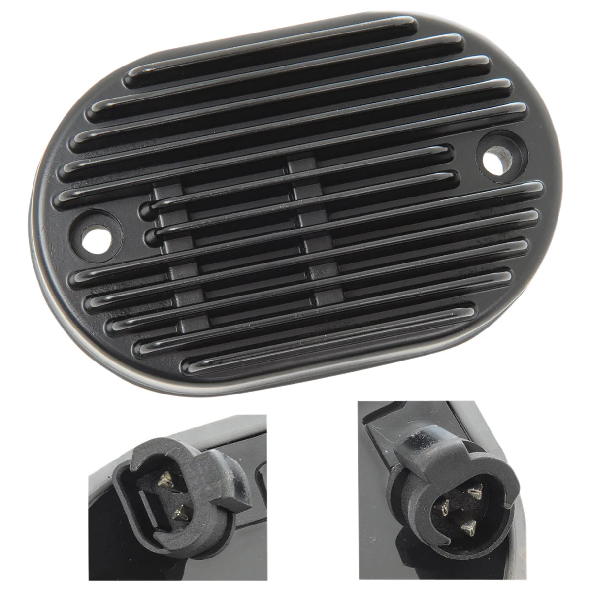 Drag Specialties Premium Voltage Black Regulator