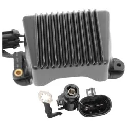 Drag Specialties Premium Voltage Black Regulator