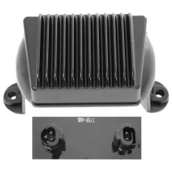 Drag Specialties Premium Voltage Black Regulator