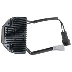 Drag Specialties Premium Voltage Black Regulator