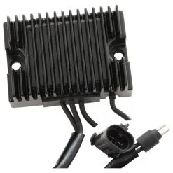 Drag Specialties Premium Voltage Black Regulator