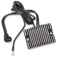 Drag Specialties Premium Voltage Black Regulator