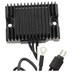 Drag Specialties Premium Voltage Black Regulator