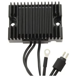 Drag Specialties Premium Voltage Black Regulator