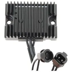 Drag Specialties Premium Voltage Black Regulator