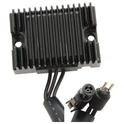 Drag Specialties Premium Voltage Black Regulator