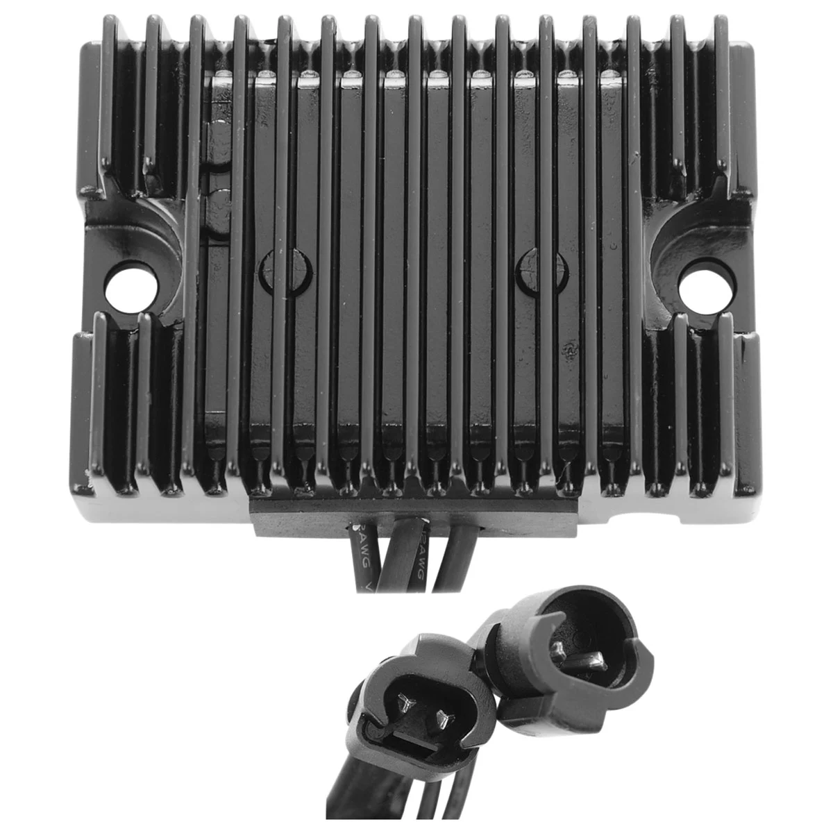 Drag Specialties Premium Voltage Black Regulator