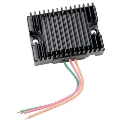 Drag Specialties Premium Voltage Black Regulator