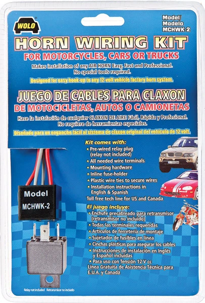 Wolo Motorcycle Horn Wiring Kit