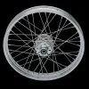 Drag Specialties 40 Spoke Laced Chrome Front Wheel, 21" X 2.15"