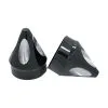 Avon Grips Black Anodized Spike 7/8" Axle Nut Covers