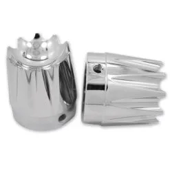 Avon Grips Chrome Excalibur 1" Axle Nut Covers