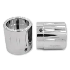 Avon Grips Chrome Rival 1" Axle Nut Covers