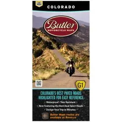 Butler Maps G1 Colorado Motorcycle Map